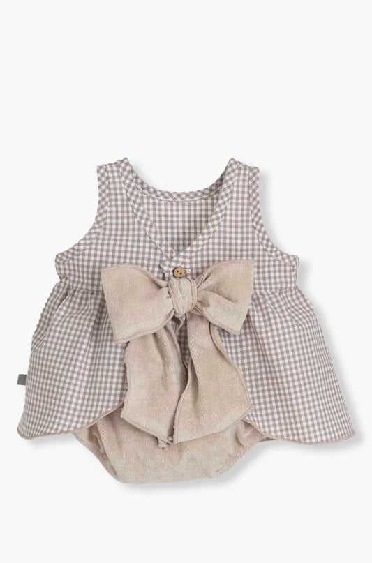 Vestido c/ tapa fraldas